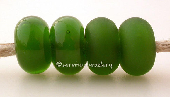 Mystic Green Color Notes: Mystic colors have a wonderful almost vintage givre look to them. There is a streak of opaque color within the transparent color. 5x10 mm Available shapes and sizes:Round Bead Shapes: Available to order 8 to 15 mm with hole sizes ranging from 1.5 to 5 mm. See drop down menu for the exact options. Shown here in 8, 9 and 10 mm with both a 2.5 mm and 1.5 mm hole. 4 and 5 mm holes will fit European Charm style jewelry.Also available in a wavy disk or bead cap:. Pressed bead shapes:Lent