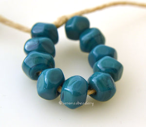 MERMAID Teal Nugget Beads