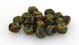 RAKU Brown Nugget Lampwork Glass Beads