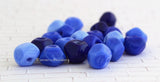Blue Ombre Lampwork Glass Beads