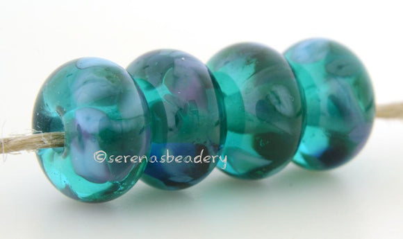 Duck Day Teal green lampwork glass beads with green, turquoise and purple frit.Bead Size: 6x11-12 or 7x13-14 mmHole Size: 2.5 mmprice is for one bead with a discount for 4 or more 11-12 mm,Glossy,13-14 mm,Glossy,11-12 mm,Matte,13-14 mm,Matte