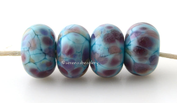 Spring Sonata Turquoise, pink, purple, and peach lampwork glass beads.Bead Size: 6x11-12 or 7x13-14 mmHole Size: 2.5 mmprice is for one bead with a discount for 4 or more 11-12 mm,Glossy,13-14 mm,Glossy,11-12 mm,Matte,13-14 mm,Matte