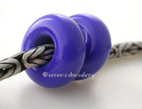 Light Cobalt Euro Charm Spacers 6x14 mm2 BeadsHole Size: 5 mm~ Two light cobalt blue European charm spacers. ~ These lampwork beads are ready to ship. Default Title
