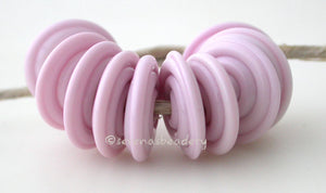 Bubble Gum Pink Wavy Discs #2158