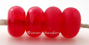 Maraschino Color Notes: A dense transparent bright carnival red. Available shapes and sizes:Round Bead Shapes: Available to order 8 to 15 mm with hole sizes ranging from 1.5 to 5 mm. See drop down menu for the exact options. Shown here in 8, 9 and 10 mm with both a 2.5 mm and 1.5 mm hole. 4 and 5 mm holes will fit European Charm style jewelry.Also available in a wavy disk or bead cap:. Pressed bead shapes:Lentil - 12x13 mm in size with a 1.5mm hole.: Pillow 13 mm square with a 1.5 mm hole.: Tab: Default Tit