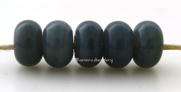 French Gray Spacers #1948 5 French Gray spacers - 5x10 mm with a 2.5 mm hole, glossy finish. This handmade bead set is ready to ship! Default Title