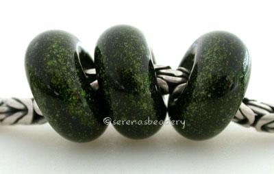 Aventurine Green European Charm Spacer Beads three sparkling aventurine green spacer beads made to fit a European charm style bracelet6x14 mm with a 5mm hole Default Title