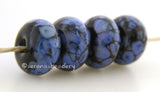 Black Blueberry #2018 7x11 mm 4 BeadsHole Size: 2.5 mm This lampwork glass bead set is ready to ship. Default Title