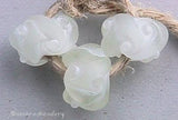 Crystal Clear Woven crystal clear woven beads the woven beads are a very intricate and unique design with lots of texture 7x13 mm Glossy,Matte