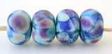 Glamour Goddess LTD Copper green lampwork glass beads with blue and purple frit. Bead Size: 6x12 mm Hole Size: 2.5 mm 11-12 mm,Glossy,11-12 mm,Matte,13-14 mm,Glossy,13-14 mm,Matte