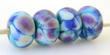 Glamour Goddess LTD Copper green lampwork glass beads with blue and purple frit. Bead Size: 6x12 mm Hole Size: 2.5 mm 11-12 mm,Glossy,11-12 mm,Matte,13-14 mm,Glossy,13-14 mm,Matte