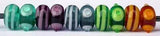 Robust a robust set 6 beads with spiral stripes and dots the above beads are cobalt and periwinkle 6x11 mm Also available in the following colors: teal-copper green amethyst- violet denim blue-pearly grey emerald- pea green amber- squash yellow Glossy,Cobalt-Periwinkle,Glossy,Teal-Copper Green,Glossy,Amethyst-Violet,Glossy,Emerald-Pea Green,Glossy,Amber-Squash Yellow,Matte,Cobalt-Periwinkle,Matte,Teal-Copper Green,Matte,Amethyst-Violet,Matte,Emerald-Pea Green,Matte,Amber-Squash Yellow