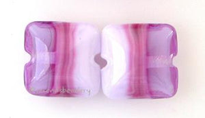 Lavender Pink Blush a pair of pillows in lavender with a stripe of pink blush 13 mm Glossy,Matte