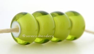Olive Green White Heart olive green with a white heart6x12 mmprice is per bead Glossy,Matte