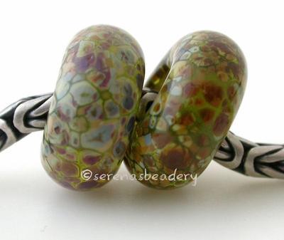 Olive Raku European Charm Beads olive raku european charm style beads5x13 mm with a 5mm holeprice is per bead Glossy,Matte