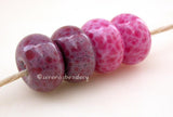 Ruby Do Ruby Do frit on either heffalump or lavender blue. Ruby Do is a hot pink frit blend.Bead Size: 6x11-12 or 7x13-14 mmHole Size: 2.5 mmprice is for one bead with a discount for 4 or more 11-12 mm,Glossy,13-14 mm,Glossy,11-12 mm,Matte,13-14 mm,Matte