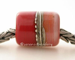 Sweet Spanish Leather Silvered Ivory Tube Big Hole Bead lime sweet and spanish leather with fine silver and silvered ivory european charm style bead13x11 mmprice is per bead Glossy,Matte