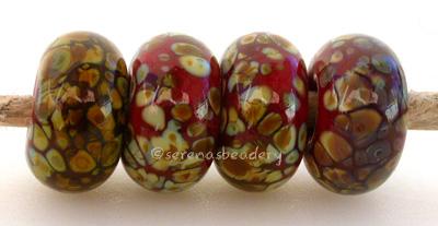 Tomato Raku red tomato raku frit covered lampwork beads Bead Size: 6x12 mmHole Size: 2.5 mmprice is for one bead with a discount for 4 or more 11-12 mm,Glossy,13-14 mm,Glossy,11-12 mm,Matte,13-14 mm,Matte