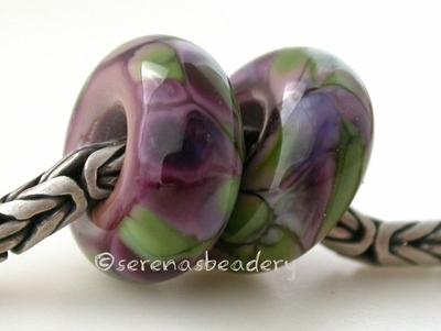 Violet Spring European Charm Beads violet spring european charm style beads5x13 mm with a 5mm holeprice is per bead Glossy,Matte