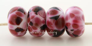 Tickled Pink extremely pink lampwork beads Bead Size: 6x11-12 or 7x13-14 mmHole Size: 2.5 mmprice is for one 6x11mm bead 11-12 mm,Glossy,13-14 mm,Glossy,11-12 mm,Matte,13-14 mm,Matte