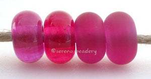 Light Pink Sapphirine Color Notes: an oddlot color that is no longer in production - once its gone, there will be no more 5x10 mm Available shapes and sizes:Round Bead Shapes: Available to order 8 to 15 mm with hole sizes ranging from 1.5 to 5 mm. See drop down menu for the exact options. Shown here in 8, 9 and 10 mm with both a 2.5 mm and 1.5 mm hole. 4 and 5 mm holes will fit European Charm style jewelry.Also available in a wavy disk or bead cap:. Pressed bead shapes:Lentil - 12x13 mm in size with a 1.5mm