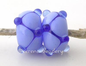 Blue Periwinkle Offset Dots dark blue and periwinkle blue offset dot beads. 6x12 mm price is per bead Glossy,12mm,Glossy,13mm,Glossy,14mm,Glossy,15mm,Glossy,16mm,Glossy,17mm,Matte,12mm,Matte,13mm,Matte,14mm,Matte,15mm,Matte,16mm,Matte,17mm