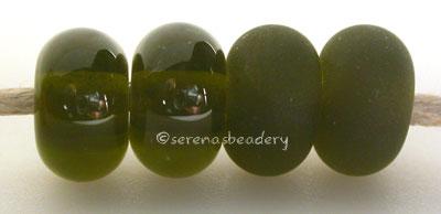 Fern Green Color Notes: an oddlot color that is no longer in production - once its gone, there will be no more 5x10 mm Available shapes and sizes:Round Bead Shapes: Available to order 8 to 15 mm with hole sizes ranging from 1.5 to 5 mm. See drop down menu for the exact options. Shown here in 8, 9 and 10 mm with both a 2.5 mm and 1.5 mm hole. 4 and 5 mm holes will fit European Charm style jewelry.Also available in a wavy disk or bead cap:. Pressed bead shapes:Lentil - 12x13 mm in size with a 1.5mm hole.: Pil