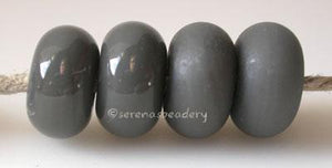 Deep Gray Color Notes: an oddlot color that is no longer in production - once its gone, there will be no more 5x10 mm Available shapes and sizes:Round Bead Shapes: Available to order 8 to 15 mm with hole sizes ranging from 1.5 to 5 mm. See drop down menu for the exact options. Shown here in 8, 9 and 10 mm with both a 2.5 mm and 1.5 mm hole. 4 and 5 mm holes will fit European Charm style jewelry.Also available in a wavy disk or bead cap:. Pressed bead shapes:Lentil - 12x13 mm in size with a 1.5mm hole.: Pill