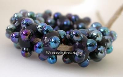 Purple Psyche Raised Dots Light violet purple with raised psyche luster dot beads 6x12 mm price is per bead Default Title