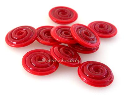 Light Red Wavy Disk Spacer 10 wavy disks in light red2 sizes available: 11-12 mm with 1.5 mm hole or 13-14 mm with 2.5 mm holeprice is per 10 disks 11-12 mm 1.5 mm hole,12-13 mm 2.5 mm hole