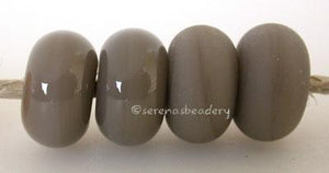 Pebble Color Notes: an oddlot color that is no longer in production - once its gone, there will be no more 5x10 mm Available shapes and sizes:Round Bead Shapes: Available to order 8 to 15 mm with hole sizes ranging from 1.5 to 5 mm. See drop down menu for the exact options. Shown here in 8, 9 and 10 mm with both a 2.5 mm and 1.5 mm hole. 4 and 5 mm holes will fit European Charm style jewelry.Also available in a wavy disk or bead cap:. Pressed bead shapes:Lentil - 12x13 mm in size with a 1.5mm hole.: Pillow 