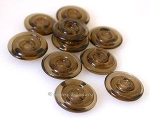 Light Bronze Wavy Disk Spacer 10 wavy disks in light bronze2 sizes available: 11-12 mm with 1.5 mm hole or 13-14 mm with 2.5 mm holeprice is per 10 disks 11-12 mm 1.5 mm hole,12-13 mm 2.5 mm hole