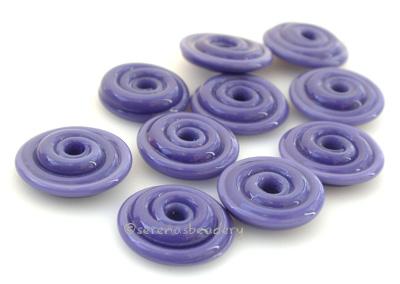 Lilac Purple Wavy Disk Spacer 10 wavy disks in lilac purple2 sizes available: 11-12 mm with 1.5 mm hole or 13-14 mm with 2.5 mm holeprice is per 10 disks 11-12 mm 1.5 mm hole,12-13 mm 2.5 mm hole