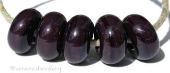 Dark Silver Plum Color Notes: deep plum that can have a silver hue if treated right in the heat 5x10 mm Available shapes and sizes:Round Bead Shapes: Available to order 8 to 15 mm with hole sizes ranging from 1.5 to 5 mm. See drop down menu for the exact options. Shown here in 8, 9 and 10 mm with both a 2.5 mm and 1.5 mm hole. 4 and 5 mm holes will fit European Charm style jewelry.Also available in a wavy disk or bead cap:. Pressed bead shapes:Lentil - 12x13 mm in size with a 1.5mm hole.: Pillow 13 mm squar