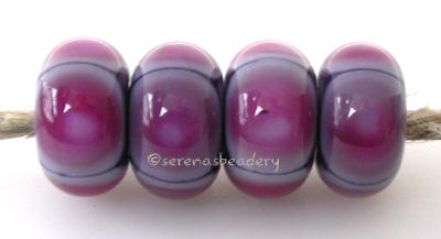Violet and Pink Quad Dots violet and pink quad dots 5x11 mm price is per bead Default Title