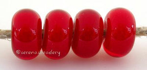 Cherry Red Heart cherry red with a white heart6x12 mmprice is per bead Glossy,Matte