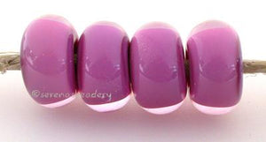 Sweet Dreamy Purple purple base cased with lavender 6x12 mmprice is per bead Glossy,Matte