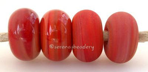 Bloody Mary Color Notes: an oddlot color that is no longer in production - once its gone, there will be no more 5x10 mm Available shapes and sizes:Round Bead Shapes: Available to order 8 to 15 mm with hole sizes ranging from 1.5 to 5 mm. See drop down menu for the exact options. Shown here in 8, 9 and 10 mm with both a 2.5 mm and 1.5 mm hole. 4 and 5 mm holes will fit European Charm style jewelry.Also available in a wavy disk or bead cap:. Pressed bead shapes:Lentil - 12x13 mm in size with a 1.5mm hole.: Pi